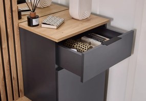 Predsieňová stena Simple, dub artisan/antracit