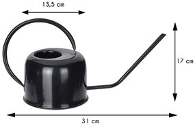 Kanva na polievanie Simple, 1, 1 l, čierna