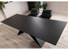 Jedálenský stôl Westin II 160 x 90 cm, čierna