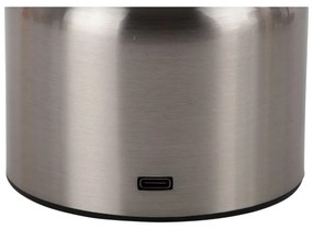 Sivá LED stolová lampa (výška 15 cm) Impetu – Leitmotiv