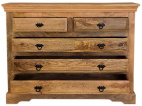 furniture-nabytek.cz - Zásuvková komoda z masívneho manga 120x90x45