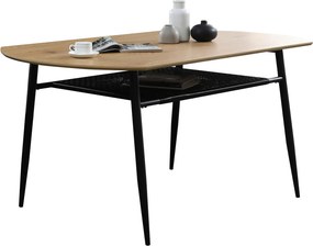 XXXLutz JEDÁLENSKÝ STÔL, prírodná farba, čierna, 160/90/76 cm MID.YOU - Online Only jedálne - 001769019601