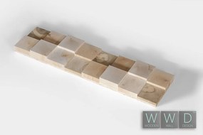 STATUS QUO - JELŠA | DUB | BREZA, 600 x 150 mm (0,09 m²) - 3D obkladový panel na stenu