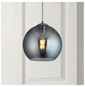 Searchlight 1621SM - Luster na lanku BALL 1xE27/60W/230V strieborná