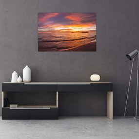 Obraz - Západ slnka (90x60 cm)