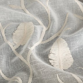 ZÁCLONA NA KRÚŽKOCH BROKLYN 140X250 CM CM VZOROVANÁ