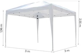 Bestent Záhradný altánok 3x3m skladací White