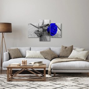 Obraz - Modrá ruža (90x60 cm)