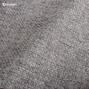 Sivá čalúnená dvojlôžková posteľ s úložným priestorom s roštom 140x200 cm Lotte – Meise Möbel