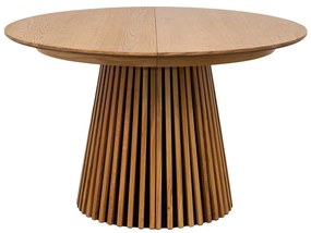 Okrúhly rozkladací jedálenský stôl s doskou v dubovom dekore ø 120 cm Osaka – House Nordic