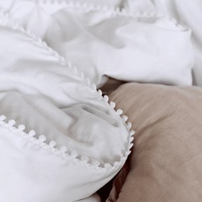 Obliečky pre dospelých s čipkou biela 140x200cm