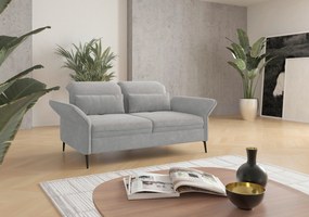 XXXLutz TROJMIESTNA POHOVKA, textil, svetlosivá Sit & More - Sedačky - 00014401189S
