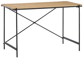Písací stôl Lincoln 21322 120X60X75 prírodný/čierna