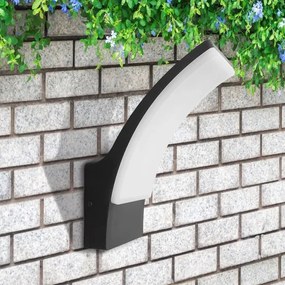 LED Vonkajšie nástenné svietidlo AMY LED/12W/230V IP44 čierna