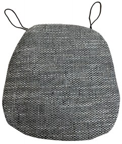 Podsedák na stoličku tenký Deluxe sivý 40x40cm
