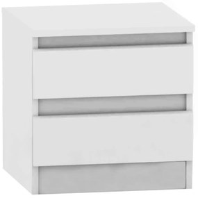 HANY NEW 002 nočný stolík, biely