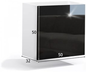 copy of Moderní závěsná skříň KWADRO 50 lesk