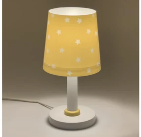 Dalber 82211A - Detská lampička STAR LIGHT 1xE14/40W/230V žltá PI476