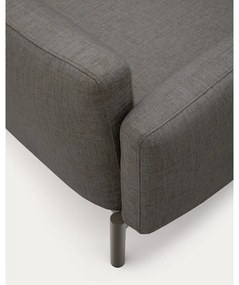 Sivá čalúnená záhradná pohovka Sorells – Kave Home