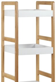 Autronic REGÁL -  3-policový, vodoodolná úprava - výška 72 cm, MDF + masív