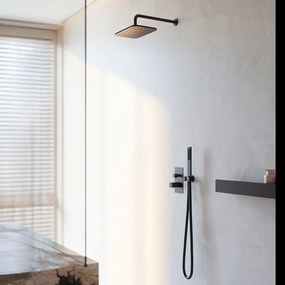 Laveo Tores, sprchová súprava pod omietku, čierna matná, LAV-BVT_701P