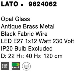 Retro luster Lato 22 zlaté