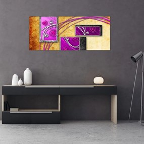 Obraz abstrakcie (120x50 cm)