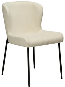 GLAM ČALÚNENÁ STOLIČKA beige/black