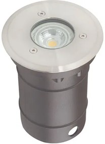 LED vstavané vonkajšie svietidlo Kanlux 7172 BERG DL-10O IP67 GU10 1x10W nerezová oceľ