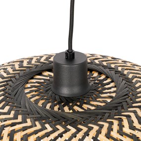 Orientálne závesné svietidlo čierny bambus 40 cm - Ostrava