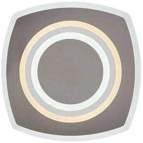 Rabalux 71318 - LED stmievateľné stropné svietidlo TANELI 60W/230V 3000/4000/6000K chróm + diaľkové ovládanie