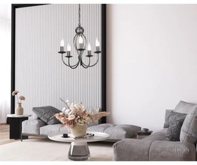 Luster na reťazi ARTHUR 5xE14/40W/230V