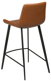 Svetlohnedá barová stolička z imitácie kože DAN-FORM Denmark Hype