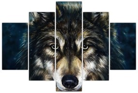 Obraz - Vlk (150x105 cm)