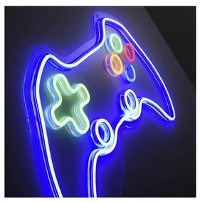 JUST LIGHT. 85022-70 - LED Neónová nástenná dekorácia NEON 1xLED/6,5W/5V gamer