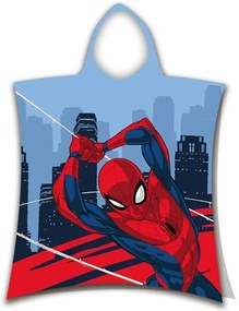 Jerry Fabrics Detské pončo-osuška - Spiderman - Super hero