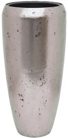 Kvetináč Opus Raw Partner silver strieborný ( s vnutrom) 50x105 cm