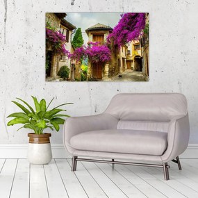 Obraz - Stredomorská lenivá ulička (90x60 cm)