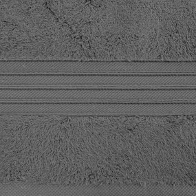 BAVLNENÝ UTERÁK AURA 50X90 CM TMAVOSIVÁ