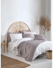 Biele obliečky na dvojlôžko/predĺžené z bavlny Renforcé 240x220 cm Como Striped – Mila Home Luxury