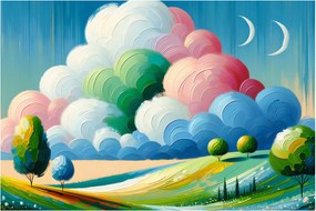 Obraz - Krajinka s mrakom (90x60 cm)