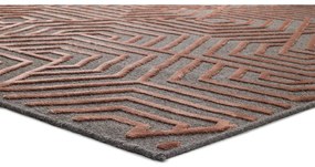 Červený koberec Universal Lana, 67 x 105 cm