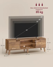 Stolík pod televízor LTV556K01