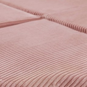 Kvetinová podložka 115x115x5cm, ružová, prémiový menčester