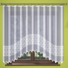 Žakarová záclona G425 300x150 biely