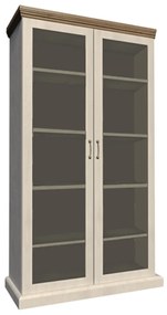 Vitrína, sosna nordická/dub divoký, ROYAL WS