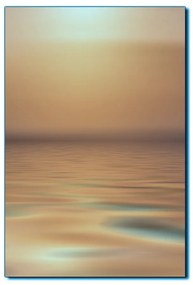 Obraz na plátne - Pokojné more pri západe slnka - obdĺžnik 7280FA (90x60 cm  )