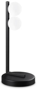 Ideal Lux - LED Stolná lampa PING PONG 2xLED/3W/230V CRI 90 čierna