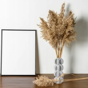 Váza 37x19 cm živica/matná biela