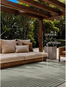 Zelený/krémovobiely vnútorný a vonkajší koberec 120x170 cm Haringey Linley – Ted Baker